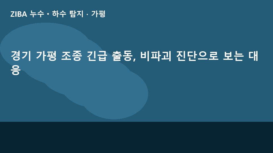 경기 가평 조종 긴급 출동, 비파괴 진단으로 보는 대응